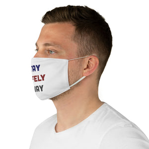 Stay Safely Away Patriotic Face Mask