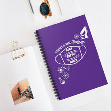 Load image into Gallery viewer, Science is Real Spiral Notebook - Purple
