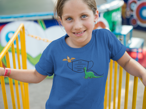 Immunocompromised Dinosaur: Girl's Youth Short Sleeve T-Shirt