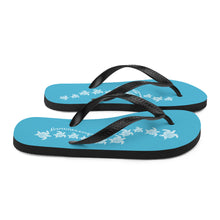 Load image into Gallery viewer, Turquoise Blue Flip-Flops
