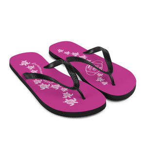 Magenta Pink Flip-Flops