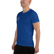 Load image into Gallery viewer, Men&#39;s Premium Athletic T-shirt- Burnt Blue
