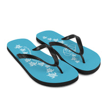 Load image into Gallery viewer, Turquoise Blue Flip-Flops
