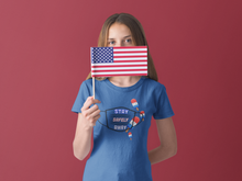 Load image into Gallery viewer, Icecream for USA: Girl&#39;s Youth Short Sleeve T-Shirt
